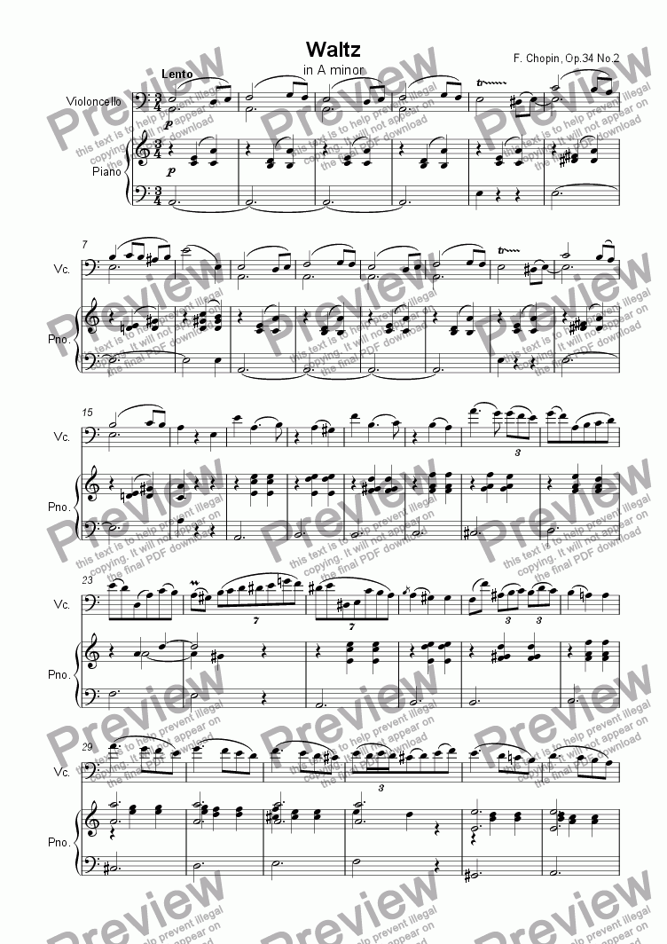 chopin waltz minor posthumous pdf download